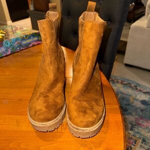 Steve Madden Brown Ankle Booties